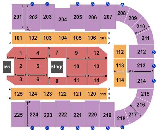 Tucson Arena At Tucson Convention Center Shane Gillis Seating Chart